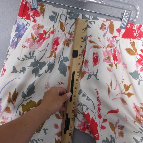 Pact Pajama Set Large Staycation Floral Organic Cotton Tank Wide Leg Pants - Picture 11 of 14